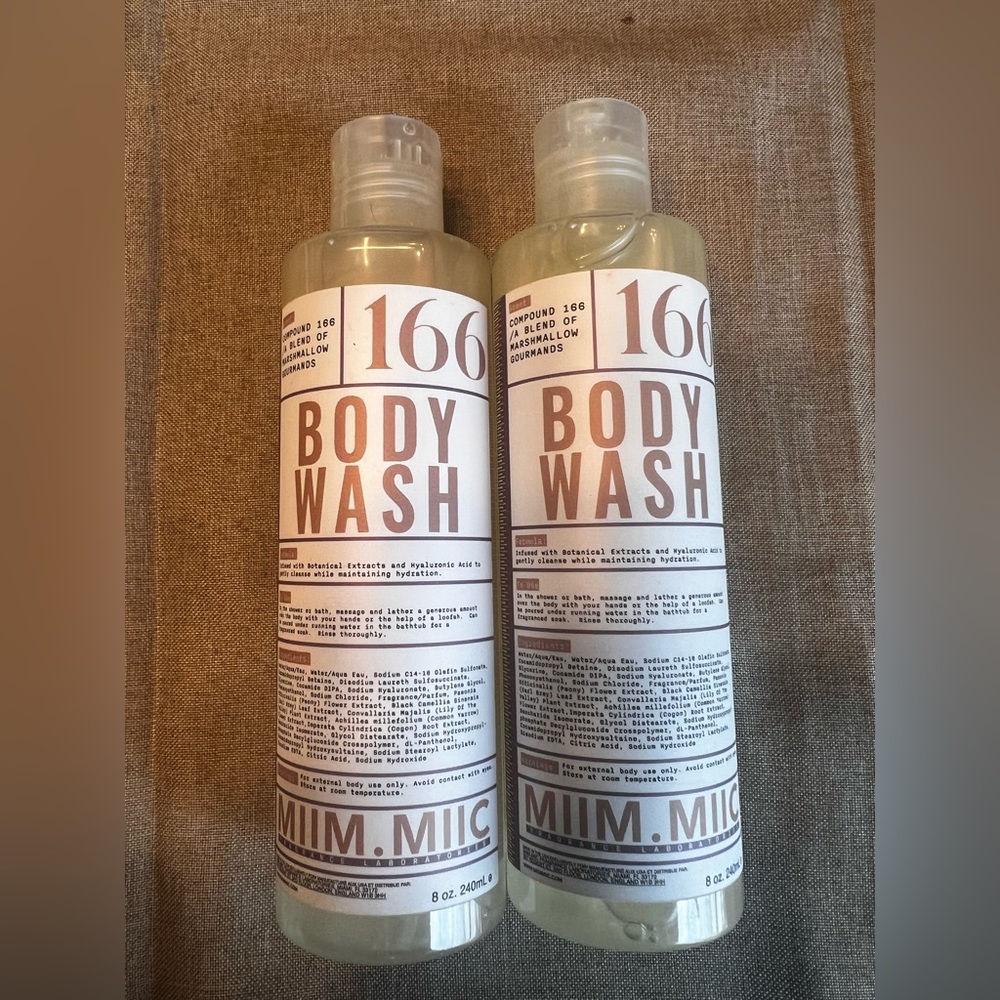 (2) Miim.Miic No.166 Marshmallow Gourmand Body Wash